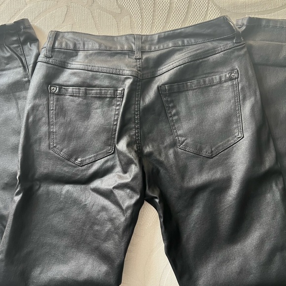 Faux Leather Straight Jean - Picture 6 of 6